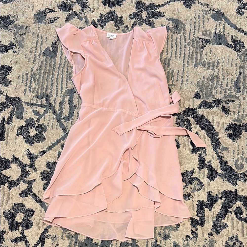 Pink Wrap Dress